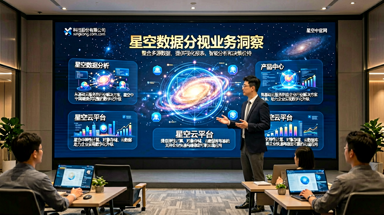星空数据分析平台可视化大屏展示实时业务洞察